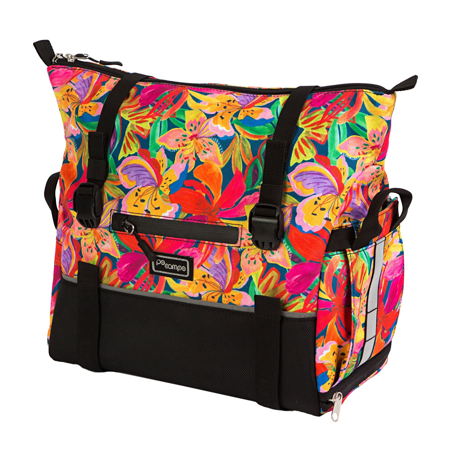 Vernon Bike Trunk Bag - Po Campo color:tropical nights;