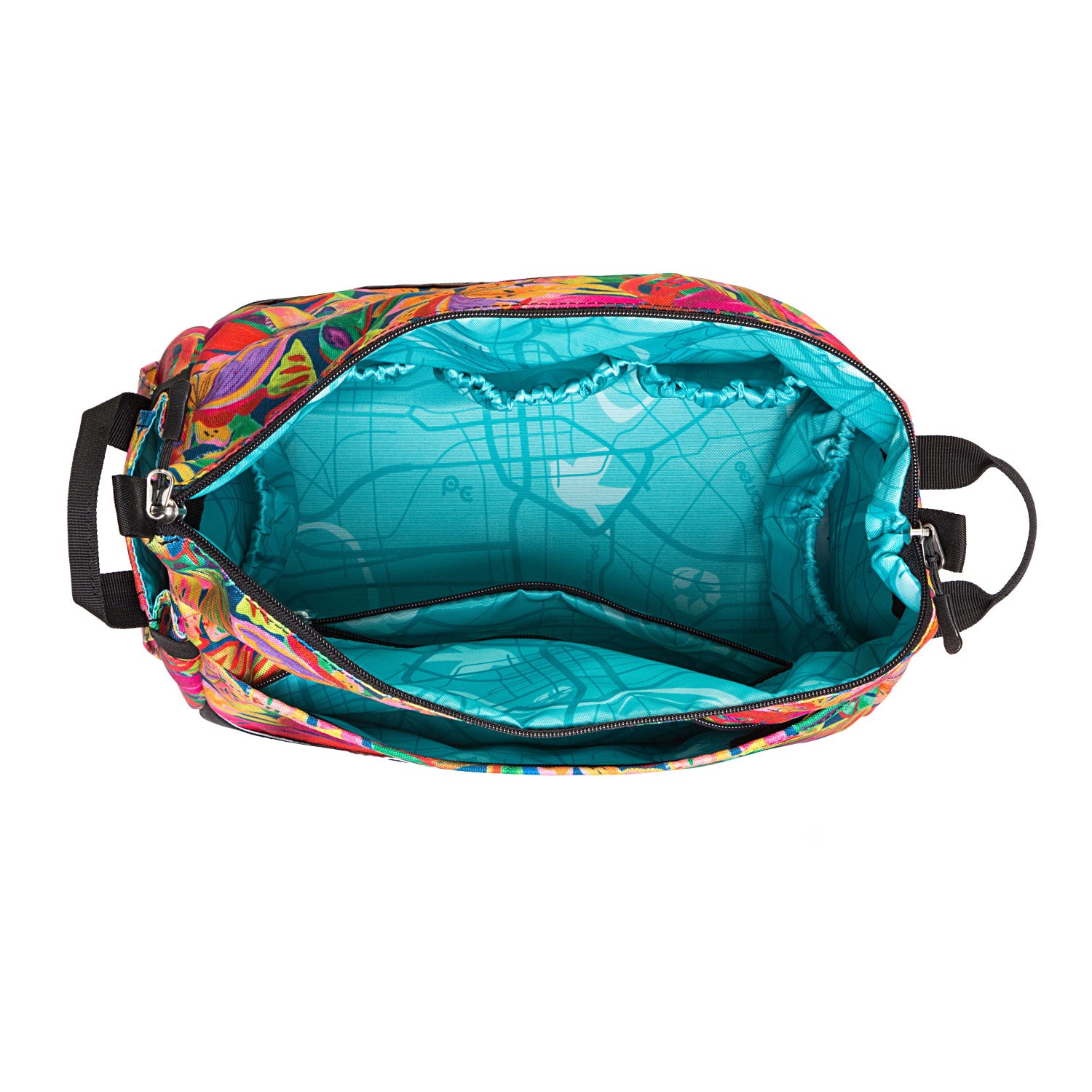 Vernon Bike Trunk Bag - Po Campo color:tropical nights;
