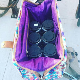 Summer Bike Riding: The art of the festival bag
