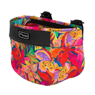 Crescent Bike Basket on bike - Po Campo color:tropical nights;
