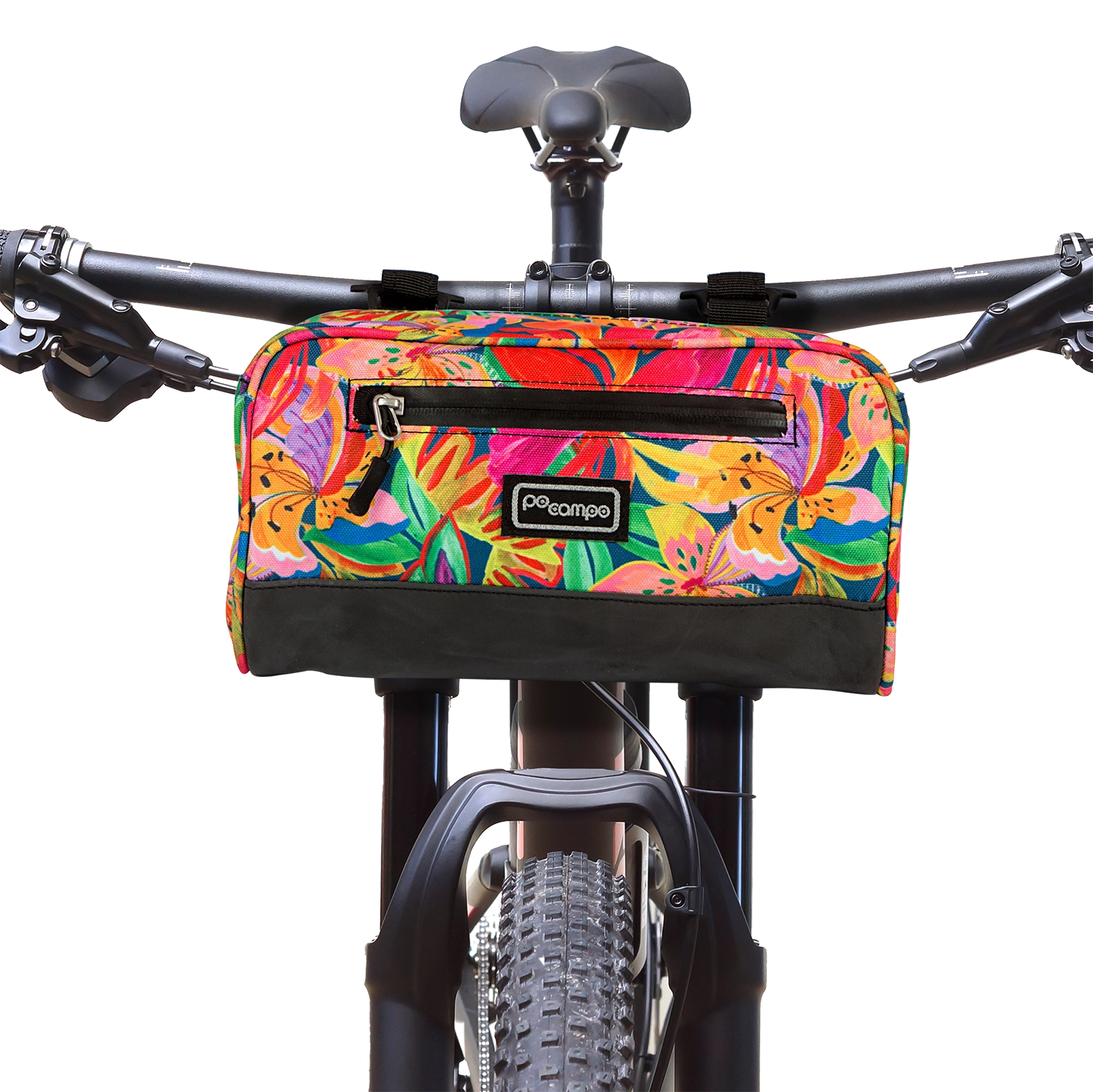 Domino Handlebar Bag  - Po Campo color:tropical nights;