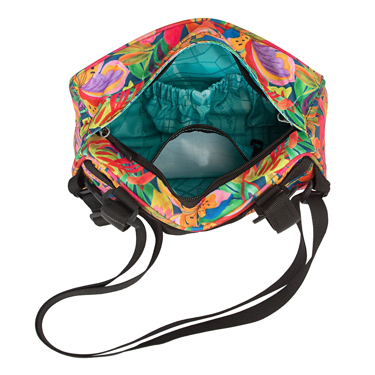 Domino Handlebar Bag  - Po Campo color:tropical nights;