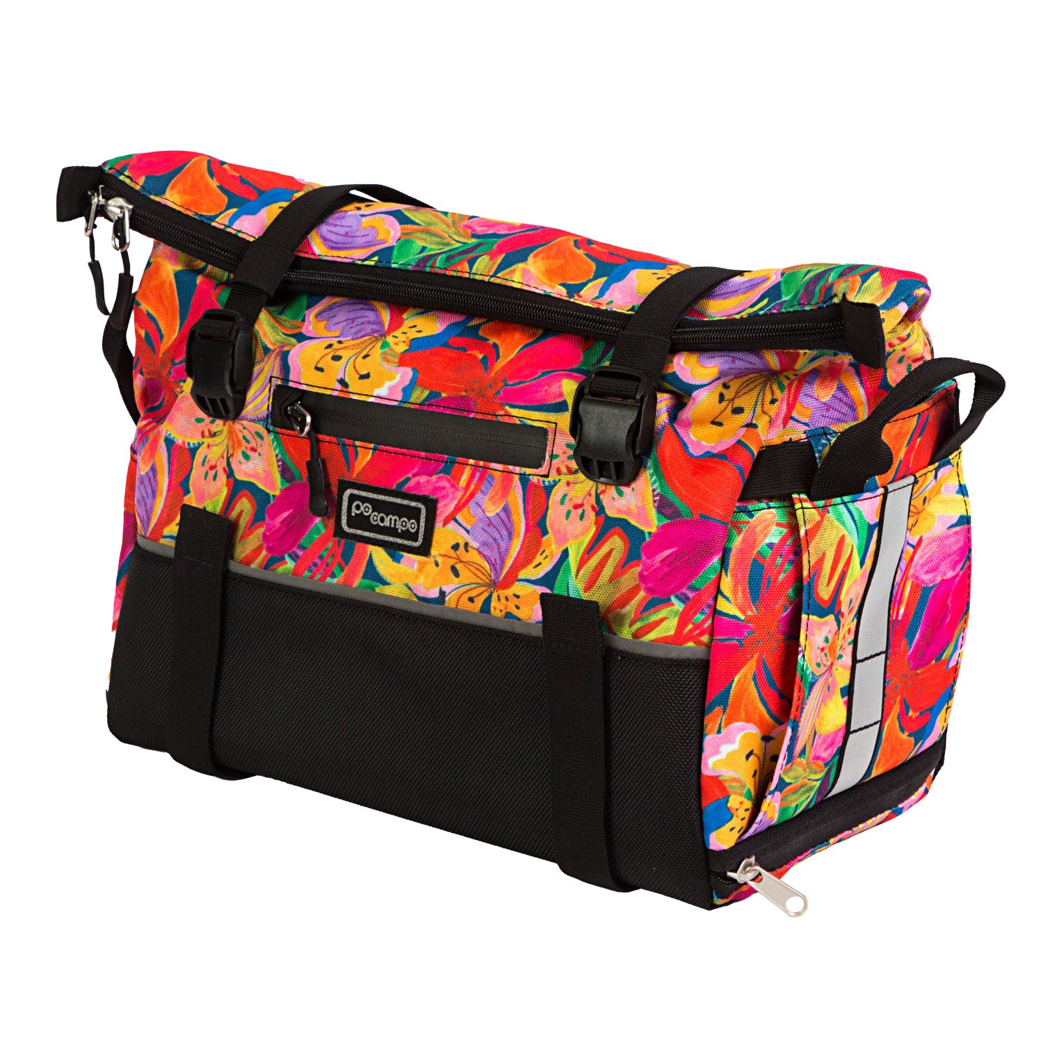 Vernon Bike Trunk Bag - Po Campo color:tropical nights;